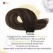 Buy Moresoo Invisible Tape Extensions - Real Hair Balayage Brown 50cm | Dark to Light Brown Adhesive Strips - Buy Online on GoSupps.com