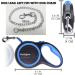 Buy Etechydra Retractable Dog Leash - Durable Anti-Bite Steel Chain 5m Nylon Strap for Medium to Large Dogs - Blue - Buy Online on GoSupps.com