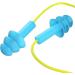 Bememo Reusable Earplugs - 6 Pairs Noise Cancelling Ear Plugs for Sleeping and Swimming in 6 Assorted Colors - Buy Online on GoSupps.com