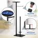 Batoliet Plus Black Standing Toilet Paper Holder with Storage and Reserve | Free Standing Bathroom Toilet Paper Roll Holder Stand - Buy Online on GoSupps.com
