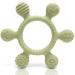 Caja Beißring Baby - Baby Toys - Dental Aid - Bite Ring - Rowing Animal motif made of silicone BPA -free - teething and Greipling Theeting for babies - biting toys (silicone bean green)