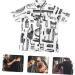 minkissy Hair Cutting Technician in Hairdressing Overalls Salon Work Clothes Barber Mens Jacket Stylist Smock Blazer Jackets for Men Hairdresser Clothing Fiber White Modeling Protector Miss 84x60cm - Buy Online on GoSupps.com