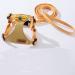 Fueegue Cat Harness with Leash Escape Proof Adjustable Soft for Cats and Dogs Puppy Harness Yellow L