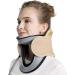 Pepdro neck traction device naked tendon to relieve neck and shoulder pain neck care tool cervical traction for adult students (color: beige)