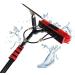 Window Cleaning Poles 3.6M 5.4M 6M 7.2M 9M 11M Window Cleaning Pole/Water Fed Telescopic Brush/Extendable Cleaner Conservatory Roof Suitable For Photovoltaic Panel Cleaningtrucks Windows (18 18ft/5.4m 1