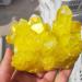 Crystal Rough Gift for Family 500g Yellow Titanium Coating Crystal Cluster Natural Aura Angel Quartz Cluster Stone vug Crystals Lucky Stone Crystal - Buy Online on GoSupps.com