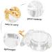 FOMIYES Tools Acrylic Nail Supplies Dish for Acrylic Nails Nail Cup Nail Dish Bowl Nail Dish Cup Nail Liquid Holder Round Nail Art Cup Dappen Dish Octagonal Glass Manicure Metal - Buy Online on GoSupps.com