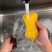 Silicone Dish Sponge 4 Pieces Multipurpose Antibacterial Kitchen Silicone Scrubber Silicone Dish Washing and Dirt Cleaning Sponge for Pot Pan Dish Bowl Fruit Vegetable - Buy Online on GoSupps.com