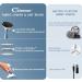 Buy Gleener Battery Razor Fabric Lint Remover - Ultimate Sweater Comb & Lint Tool in Slate Blue | International Shipping Available - Buy Online on GoSupps.com