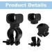 BSYFOP 4Pcs Stick Safe Walking Stick Holder - 360 Rotation Crutch Holder for Mobility Scooter, Rollator, Walker, Wheelchair - Buy Online on GoSupps.com