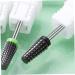 Beaupretty Black Ceramic Nail Polishing Head Nail File Drill Bits Nail Polishing Tool Diamond Drill Bit Nail Bits for Nail Drill Braiding Toy Ceramics Polisher Grinding Head Women's - Buy Online on GoSupps.com