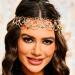 Zoestar Boho Head Chain Gold Crystal Headband Layered Tassel Bridal Headpiece Beads Festival Hair Accessories for Women and Girls - Buy Online on GoSupps.com