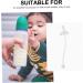 Buy Abaodam 12pc Silicone Baby Drinking Straws - Eco-Friendly Durable BPA-Free | Perfect for Children - International Shipping Available - Buy Online on GoSupps.com