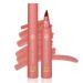 YOUNG VISION Lip Tint Marker Lightweight Lip Stain Liquid lipstick with Nude Matte Shades Lip Liner and Stick 2-in-1 Long Wearing and Waterproof 03#Warm Terracotta