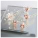 IYOU Flower Girl Headpiece Pink Floral Hair Pins Communion Bridal Wedding Hair Accessories for Girls