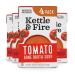 Kettle and Fire Tomato Soup with Chicken Bone Broth Paleo Diet Gluten Free High in Protein and Collagen 4 Pack 1.05 Pound (Pack of 4)