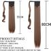 Hair Chignon 22-32 Inch Synthetic Long Straight Ponytail Headband Ponytail Wig Wrap Hair Clip Extensions Ponytail Bun for Women Messy Bun Hair Piece (Color : 18 Size : 32inches) - Buy Online on GoSupps.com