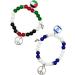 Vsilay Set of 2 ISR PLE Pendant Bracelets - Colorful Bead Hand Chain with Magnetic Clasp | Couples Bangle Accessories - Buy Online on GoSupps.com