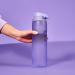 Ion8 1L Leak-Proof Water Bottle - BPA-Free One-Hand Opening Dishwasher Safe | Ideal for Sports & Fitness - Light Purple - Buy Online on GoSupps.com