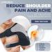 Adjustable Shoulder Brace with Pressure Pad - Neoprene Compression Sleeve for Rotator Cuff & AC Joint Pain Relief - Universal Fit for Men & Women - Buy Online on GoSupps.com