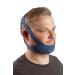 LIfeSource Anti Snoring Chin Strap for CPAP Users Chin Strap for Snoring Solution Made in USA Breathable Adjustable Latex Free Comfortable Sleep Support for Men & Women Snoring Support Navy Regular Navy