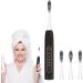 Shop Botiniv Electric Toothbrush for Adults - Compact Cordless 5 Modes Includes 2 Brush Heads | Ideal for Home Use Black - Buy Online on GoSupps.com