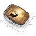Elk Artwork Pill Case | 2 Compartment Small Pill Box Travel Organizer | Cute Purse Accessory & Gift - Buy Online on GoSupps.com