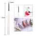 Luoshapucy Nail Design Brush Set - 3 Professional Nail Art Liner Brushes for DIY & Salon Use - Fine Liner in White - Buy Online on GoSupps.com