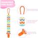 Aolso 5pcs Baby Pacifier Chain Dummy Clip Set for Boys - BPA-Free Teething Toy Holders with Plastic Clasp - Buy Online on GoSupps.com