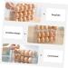 GRIRIW Fridge Egg Holder Egg Storage Box Mini Drawer Space Savers Organizers Plastic Household Egg Holder Egg Rack Dedicated - Buy Online on GoSupps.com