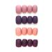 Laza 96 Pcs Colorful Fake Nails 4 Pack Grape Purple Cobalt Violet Full Cover Square Short UV Coat Artificial Acrylic Nails - Ripe Grapes 96 Piece Assortment Ripe Grapes