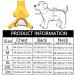 Geyecete Waterproof Dog Rain Coat - Reflective 4-Leg Jacket for Large Medium & Small Dogs - Yellow - XXXL/3XL - Buy Online on GoSupps.com