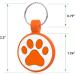 Whoseid QR Code Cat Collar | Customizable Pet Profile | Emergency Contact Silicone Accessory | Lightweight No Jingle | Medium to Large Breeds - Sunset Chevron Design - Buy Online on GoSupps.com