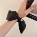 Dervivea Vintage Ribbon Bow Hair Tie Scrunchies Black Satin Hair Scrunchies Ribbon Bunny Ear Hair Rope Silk Elastic Hair Tiew Bowknot Ponytail Holder Hair Ties Decorative Hair Accessories for Women - Buy Online on GoSupps.com