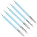 Nail Art Dotting Pen Nail Art Sculpture Pen Highly Accurate 2 Set Silicone Head for Salon - Buy Online on GoSupps.com