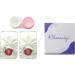 Charmiga Loco Red Colored Contact Lenses | Anime Crazy Red Annual Hydrogel Lenses | 0.0 Diopters | Carnival & Halloween Costume | 2 Lenses + Containers - Buy Online on GoSupps.com