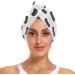 Buy Black Cat Dry Hair Cap - 2 Piece Quick Drying Towel Set with Button Headband | Super Absorbent & Soft | International Shipping - Buy Online on GoSupps.com