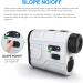 High-Precision Golfing Laser Rangefinder for Golf & Hunting with Slope Switch - Flag Pole Locking Vibration Slope Mode - Continuous Scan - White - Buy Online on GoSupps.com