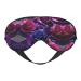 Glitter Sequin Roses Print Unisex Sleep Mask Double-Sided Eye Mask Ideal for Sound Sleep and Skin Care