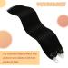 Youngsee Microring Extensions - 45cm Black Real Hair Micro Loop - 50g Premium Quality - Buy Online on GoSupps.com