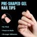 Tomicca 504 Piece Square Artificial Nail Tips - Full Cover Gel Tips for DIY Nail Art & Nail Studios - 12 Sizes French Short Tips - Buy Online on GoSupps.com