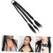 FRCOLOR Braid Wig Fake Braid Wig Black Clip on Braids Ponytail Straight Hair Wig Braid Wigs Straight Wigs Braided Wig Jet Black Wig Extended High Temperature Wire Extension 45X8CM Black - Buy Online on GoSupps.com