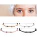 Eyebrow Line Shaping Ruler Foldable Eyebrow Bow Mapping Ruler Replaceable Cotton Thread 4 Sets for Makeup Learner for Salon - Buy Online on GoSupps.com