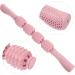Gleavi Head & Leg Massage Device Set - 3 Pieces Body Massage Tools | Pink Yoga Roller for Deep Muscle Relief - Buy Online on GoSupps.com