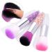 Travel Makeup Brush Set - Portable Powder Blusher & Polished Wet Hair Brush in Purple - Perfect for International Shipping - Buy Online on GoSupps.com