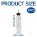 penmol 2PCS Hair Oil Bottle 120ml Hair Oil Applicator Bottle Pipette with Caps Transparent Leak-Proof Oil Applicator Bottle for Hair with Graduated Scale for Precise Control - Buy Online on GoSupps.com