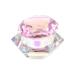 POPETPOP 1pc Nail Art Crystal Cup Glass Dappen Cup Small Clear Glass Crystal Cup Acrylic Powder Holder Nail Crystal Cup Nail Powder Mixing Cups Crystal Art Glass Care Jewelry Rack 7.5x6cm Pink