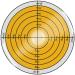 Green Reader Golf, Golf Ball Marker - Level Angle High Precision Golf Putting Aid, Golf Green Reader - Size 1.9" x 0.39" Yellow