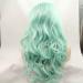 Natural Mint Green Wig with Side Bangs | Long Wavy Heat Resistant Synthetic Hair - Shop Now! - Buy Online on GoSupps.com
