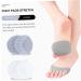 Buy 6 Pairs High Heels Forefoot Metatarsal Pads - Invisible Half Insoles for Women's Boots - Miss Cotton White Shoe Bottom Protector - Buy Online on GoSupps.com